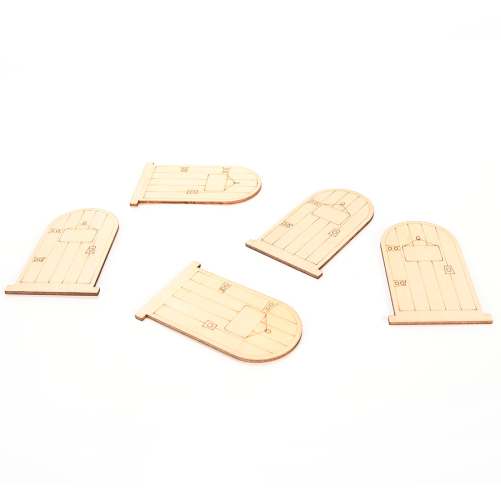 5 шт./лот декоративная лазерная резка деревянная дверь Феи для рождественской