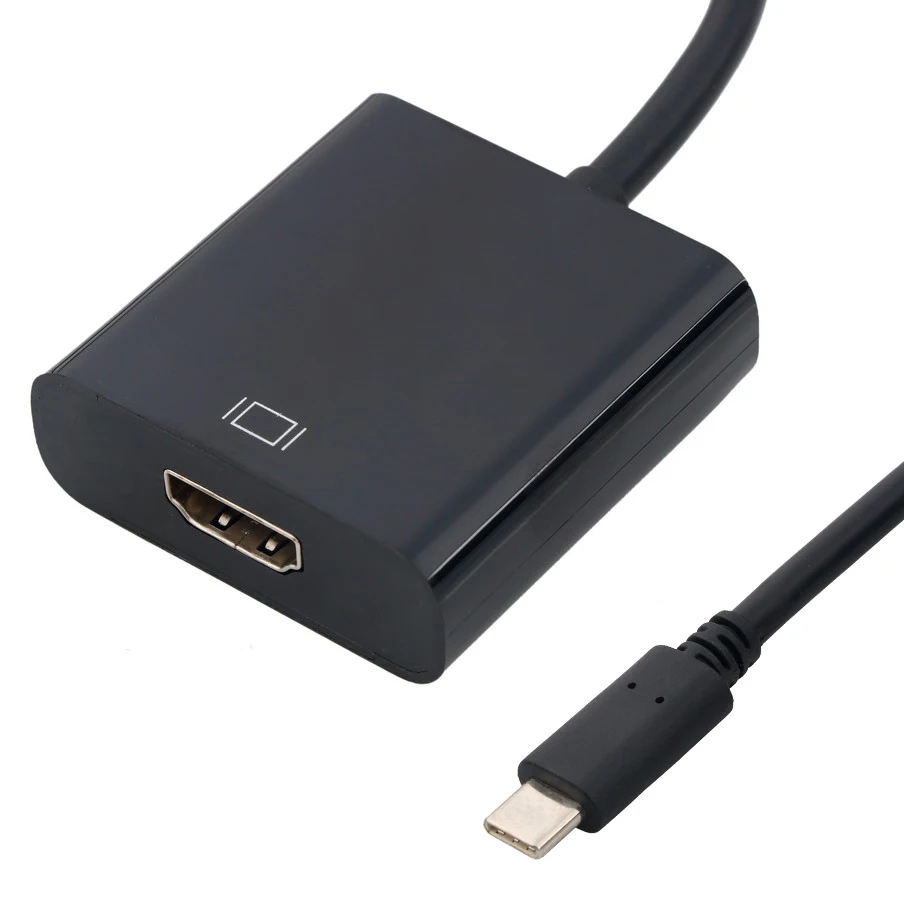 KEBIDU 4K Type C 3 1 адаптер для мужчин и женщин USB к HDMI-совместимый конвертер MacBook Chrome book