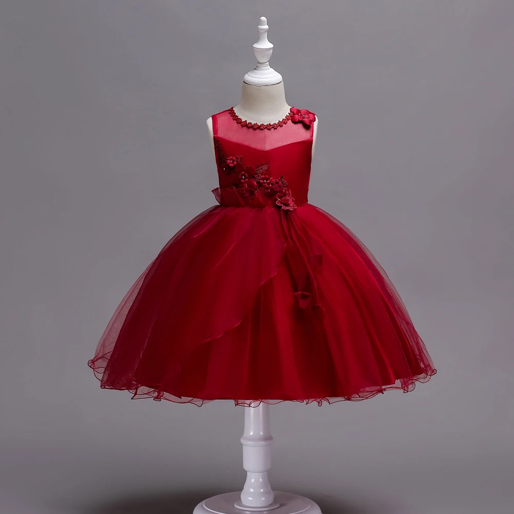 New pattern tutu dress Girl Summer Dresses for Princess Evening baby Party Kids clothes Wedding Holiday | Детская одежда и обувь