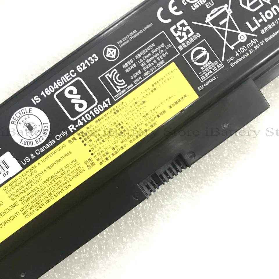 Подлинная 45N1760 батарея для Lenovo ThinkPad E555 E550 E550C E560 E565 45N1761 76 + Plus 4100mAh 10 8 V|Аккумуляторы