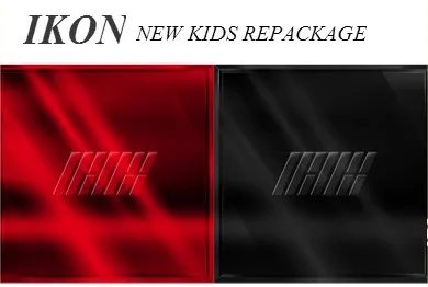 [MYKPOP]~ 100% Официальный Оригинальный ~ IKON: NEW KIDS переупакован новый детский альбом CD