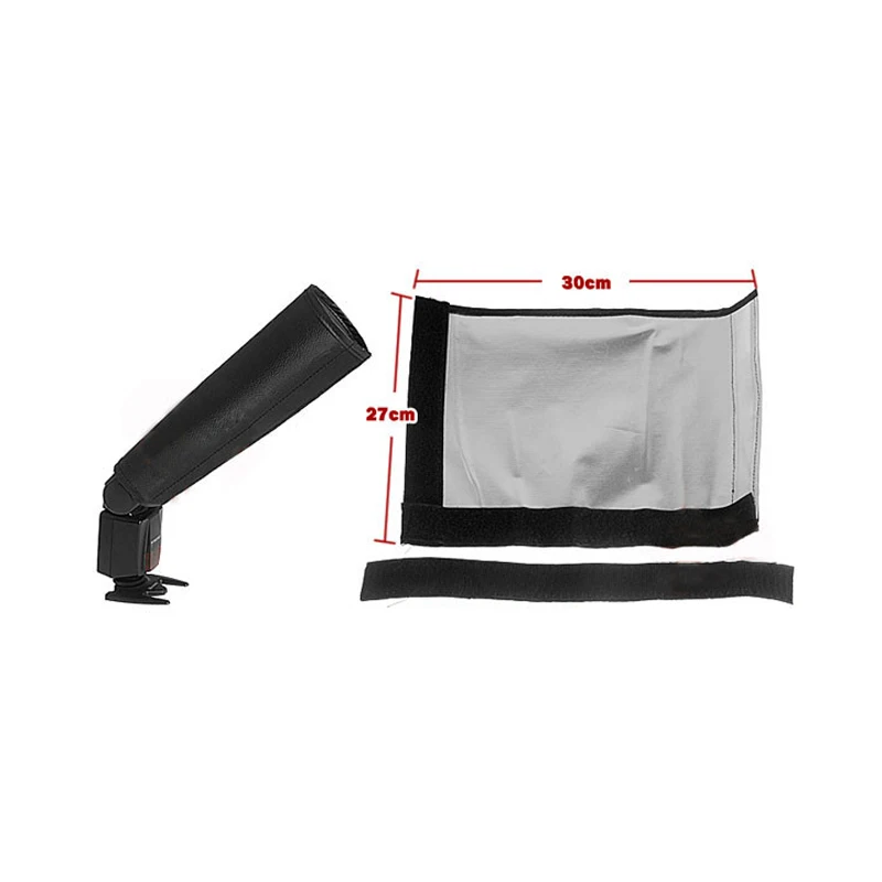 Универсальный Speedlite вспышка со светоотражателем диффузор складной тубус