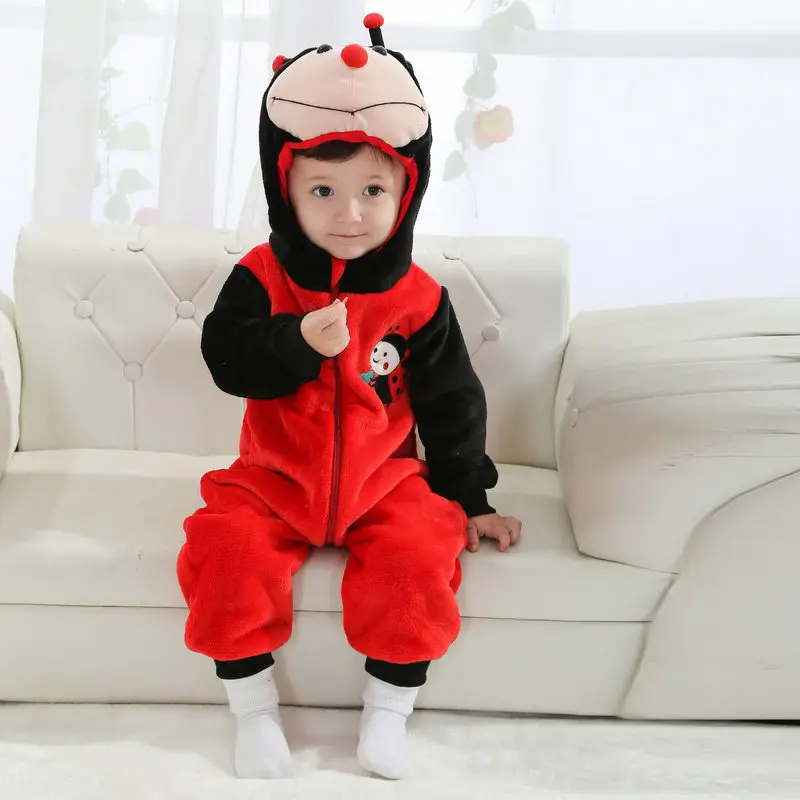 Character Yellow Bee Baby Suit Cartoon Figure Newborn Romper 2020 Infant Toddler Overall Clothes for 6 12 18 24 Month RL2-K | Мать и
