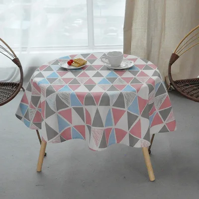 tablecloths Европейская скатерть в полоску, в горошек, хлопок и лен, крышка стола прямоугольная, элегантная, для дома, вечерние, свадебные украшения, скатерть - Цвет: tablecloths
