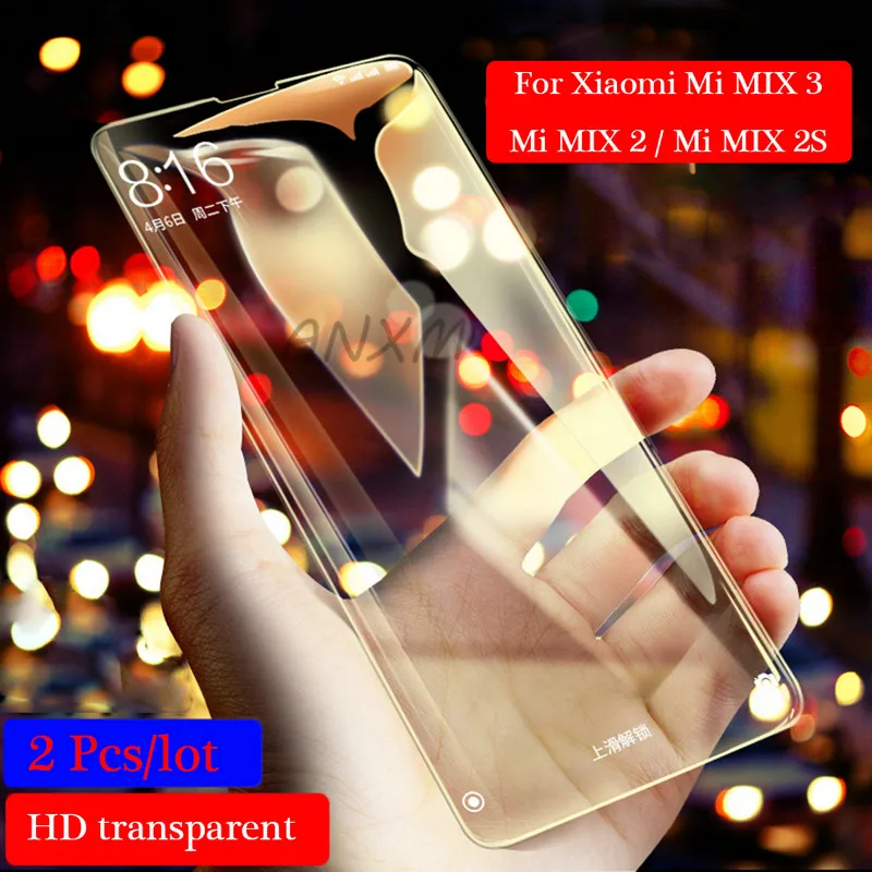 2 шт./лот полное покрытие закаленное стекло для Xiaomi mi Mix 2 2s 3 mi X3 mi X2s mi X2 Защита экрана для Xiaomi mi X 3 2 2s стеклянная пленка