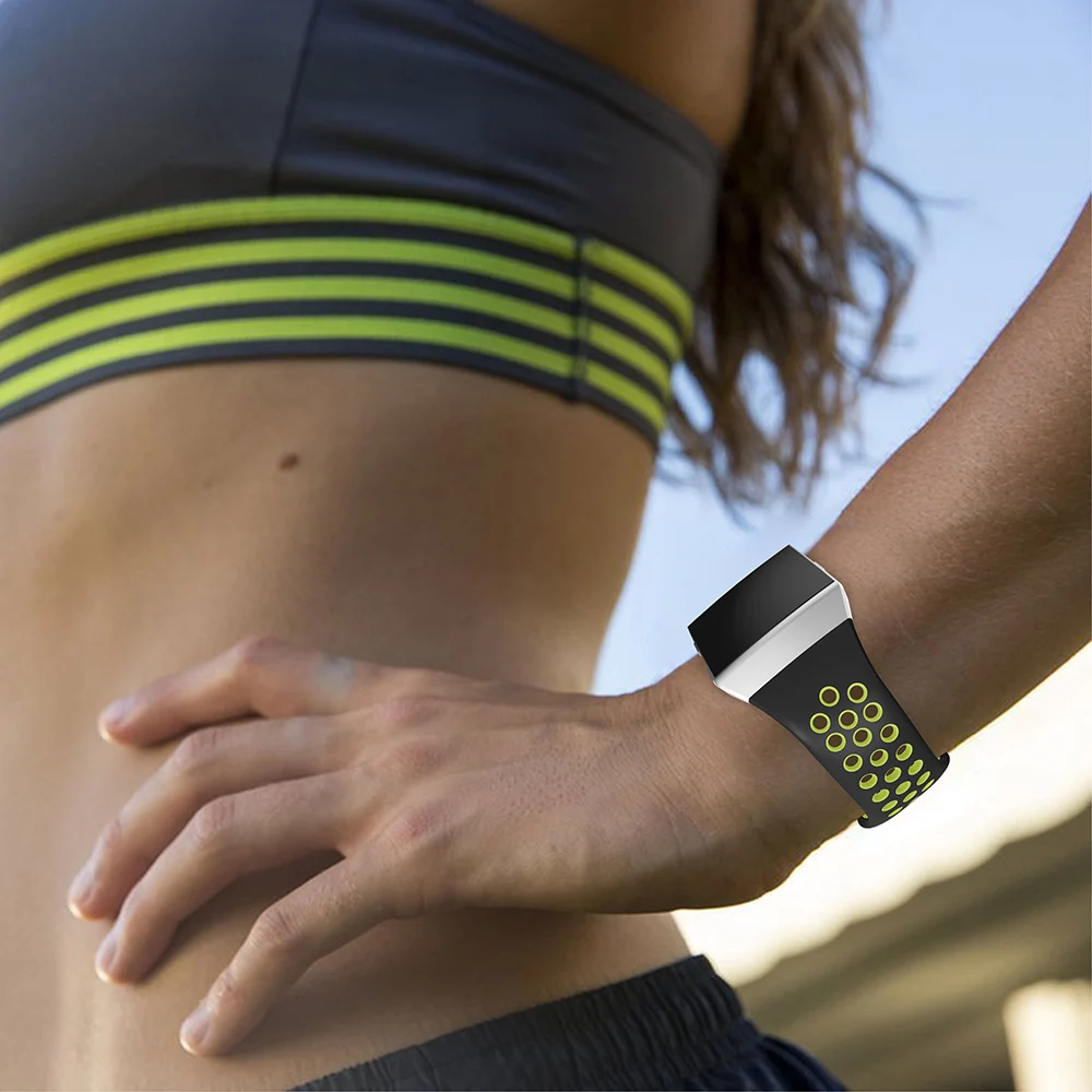 Для Fitbit Ionic Fashion/классические сменные часы Браслет для Смарт силиконовый ремешок