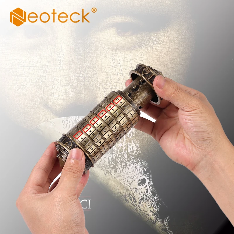 Neoteck да Винчи Код мини криптекс День Святого Валентина интересный творческий романтический День рождения Юбилей подарки бесплатно с кольцом
