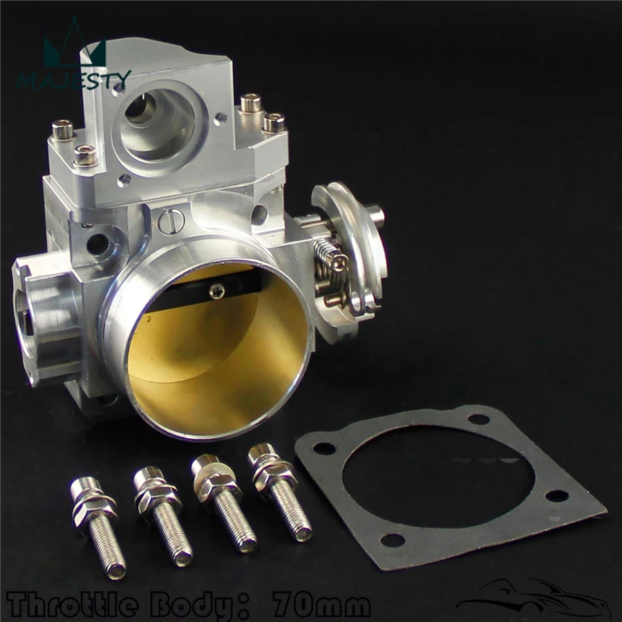 Абсолютно Новый 70 мм дроссельная заслонка для Mitsubishi EVO7 EVO8 EVO9 4G63 03 07|70mm throttle body|throttle