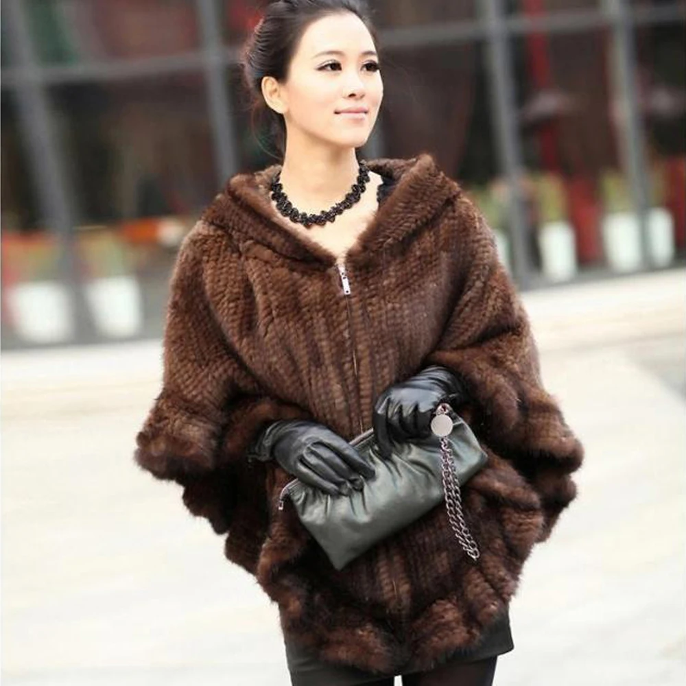 Новинка 2020 Лидер продаж пальто с капюшоном из натурального меха норки женский