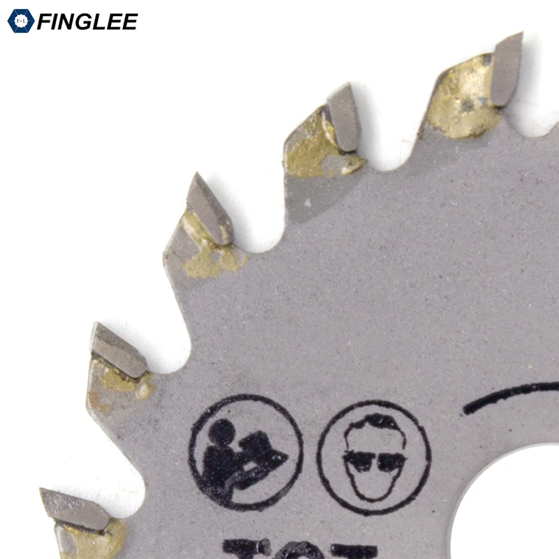 FINGLEE 1 шт. 54,8 мм Внутренний 11,1 мм TCT деревообрабатывающий мини-дисковый пильный диск акриловый пластик; режущее лезвие общего назначения для дерева