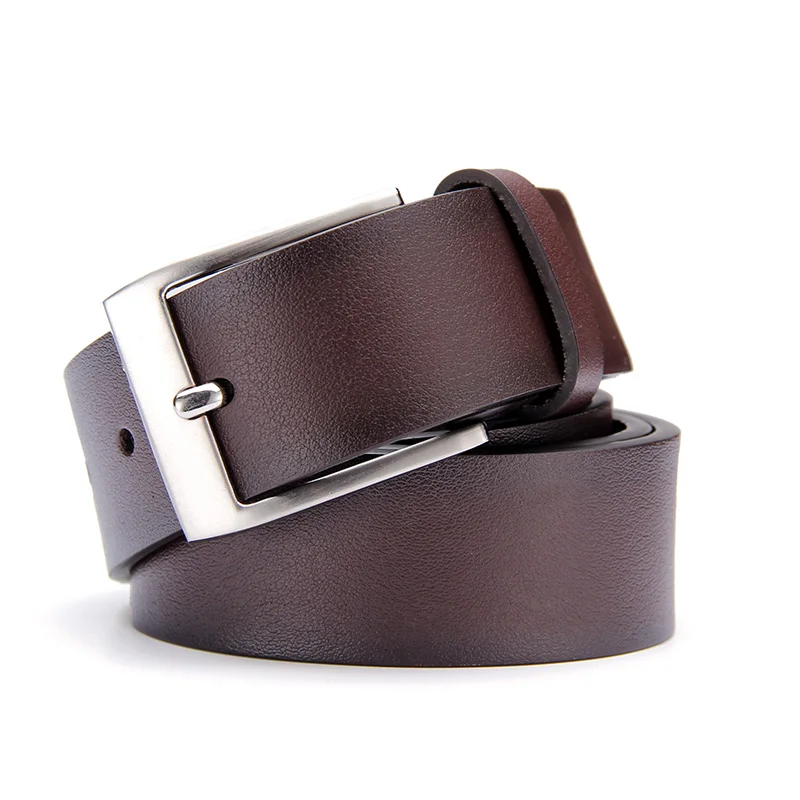 Мода 2017 г. дизайнер Булавки пряжки воловьей кожи Для мужчин Ремни роскошь для