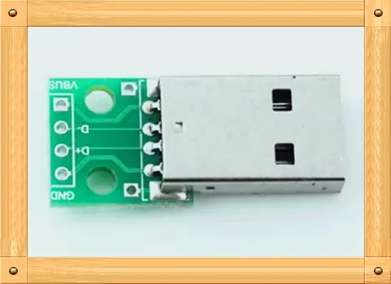 Бесплатная Доставка!!! 20 шт. USB Мужчина к Dip/2.54 мм линия/4 P DIP-переключатель/сварные