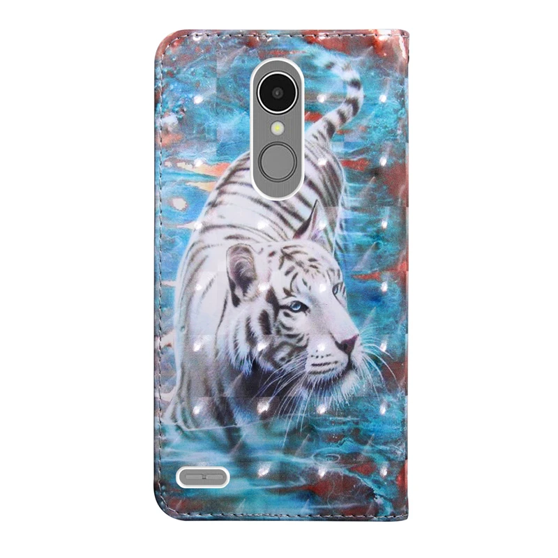 Painted PU Leather+Silicone Wallet Cover Case For Coque LG K8 2018 European Version Phone | Мобильные телефоны и