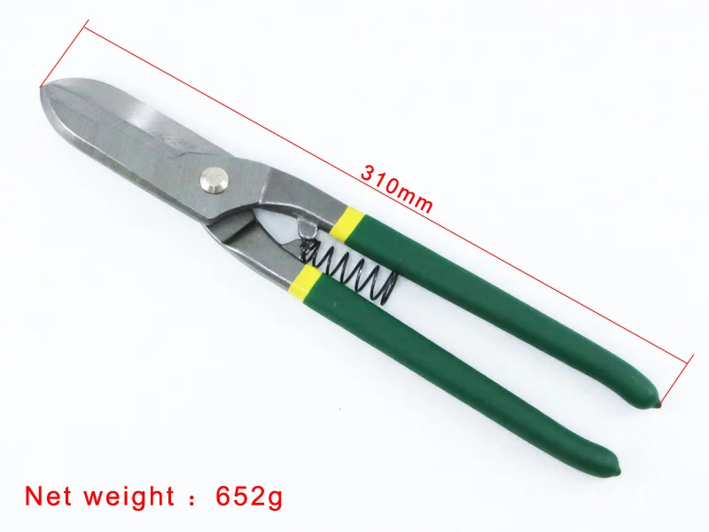 12 дюймов ножницы для резки листового металла tin snips прямой ручкой | Инструменты