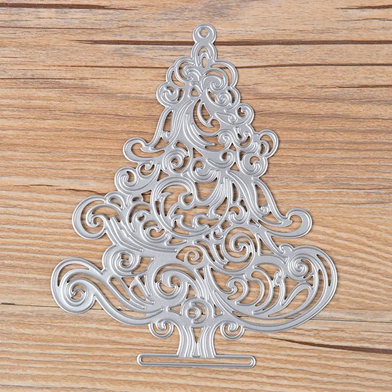 

Hot Christmas Tree Cutting Dies Stencil Scrapbooking Embossing Album Paper Card