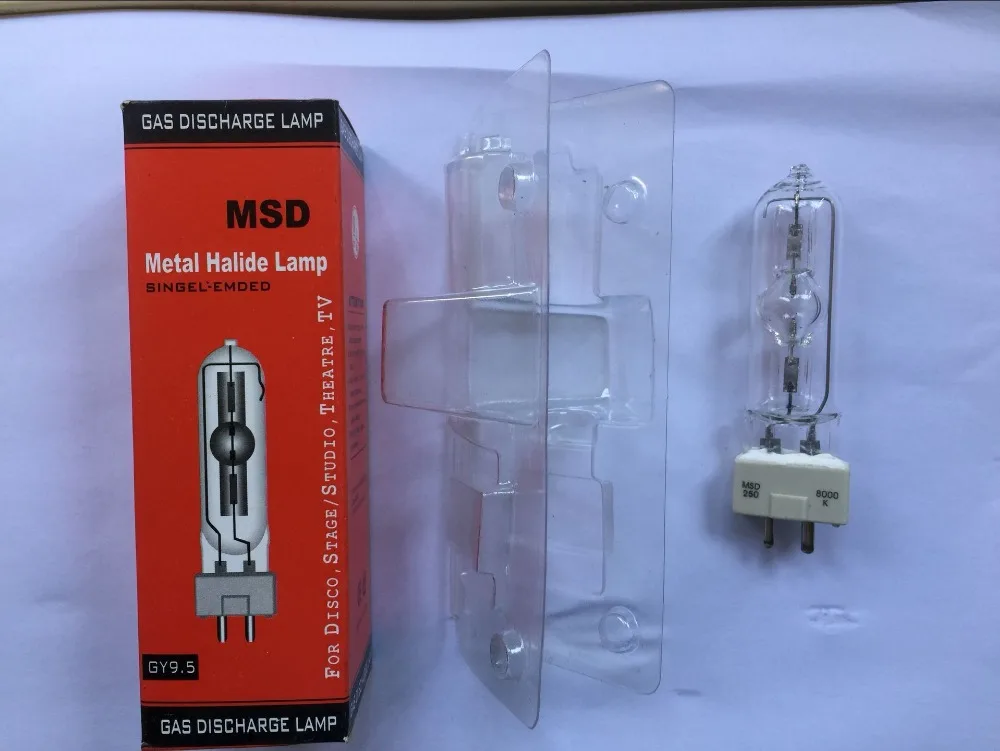 Бесплатная доставка лампа для сценического освещения MSD 250/2 MSD250W Вт 90 в MSR лампочка