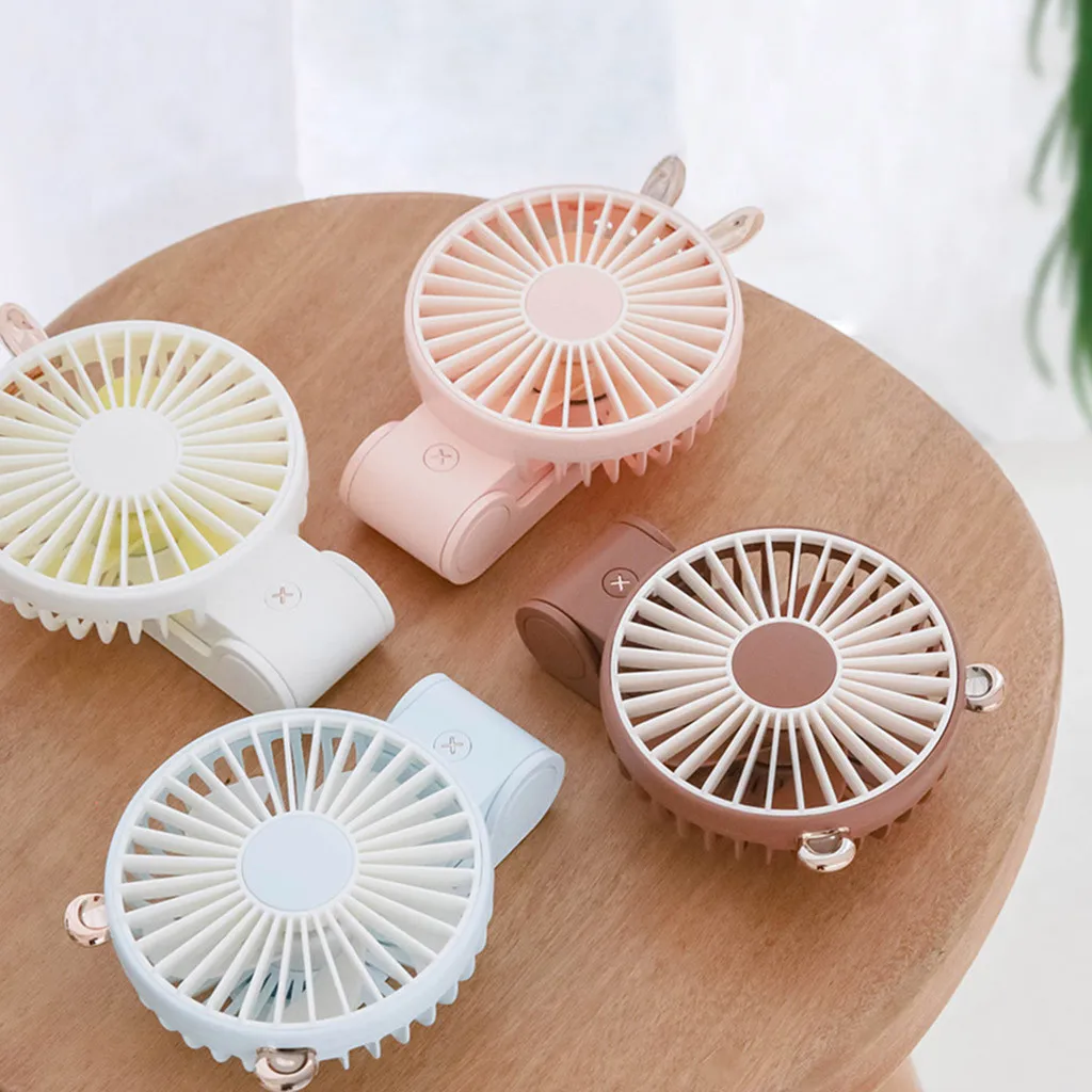 Портативный мини вентилятор Bunny Hand для личного стола прогулочная коляска