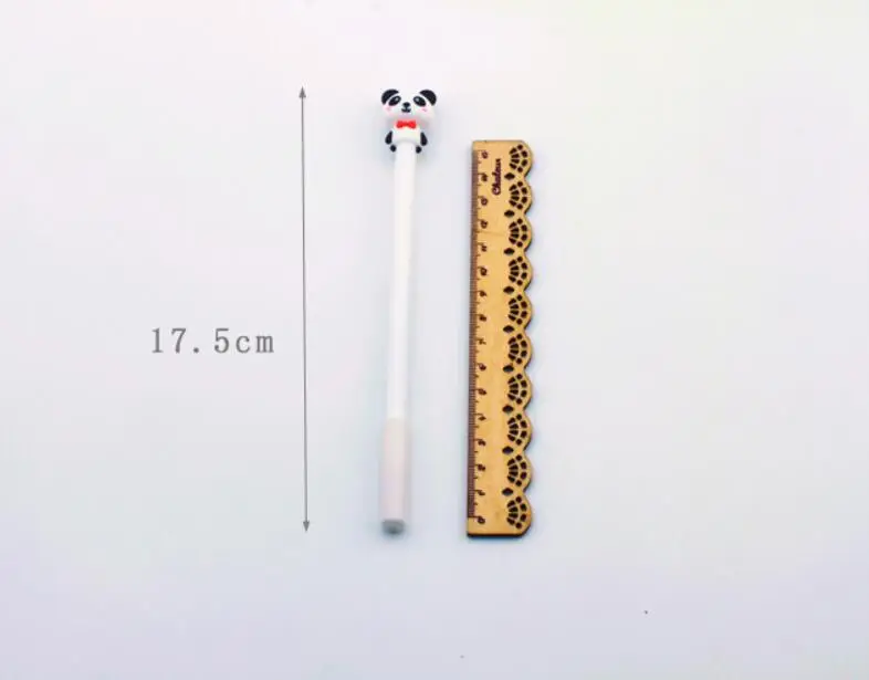 

36 pcs/lot Panda Gel Pen for writing kawaii 0.5 mm black ink Neutral Pen School Office Supplies Promotional Gift