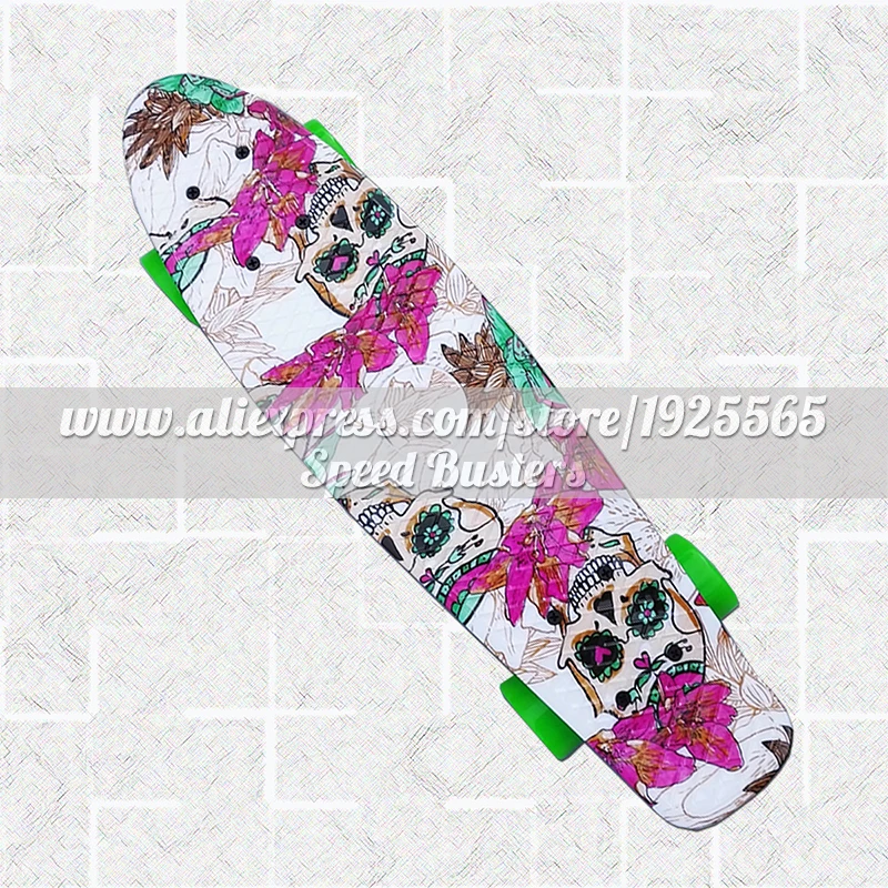 

2019 New Multicolor peny board skateboards Complete Retro elektroscooter Mini Longboard Skate Fish Skateboard Free Shipping