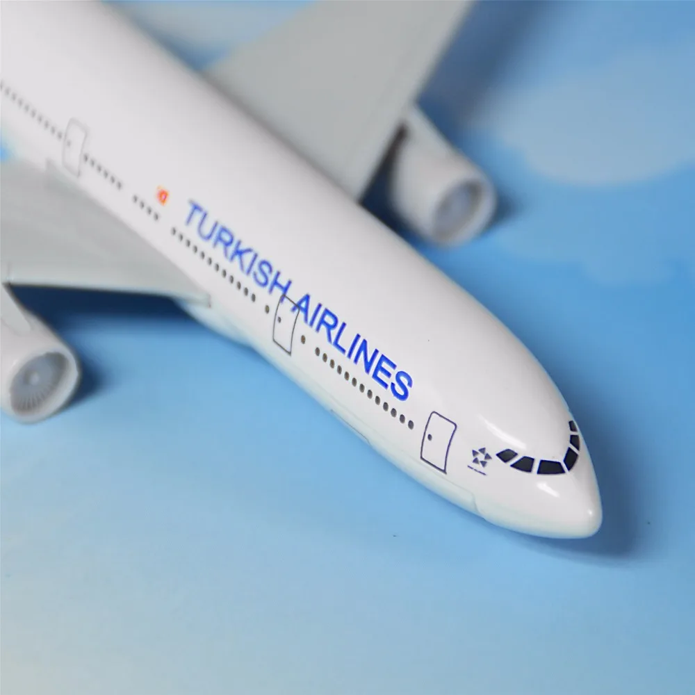 Модели летательных аппаратов Turkish Airline Boeing 777 16 см металлические подарок на день