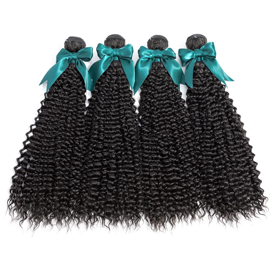 360 фронтальные с пучками кудрявые бразильские Remy человеческие волосы уток