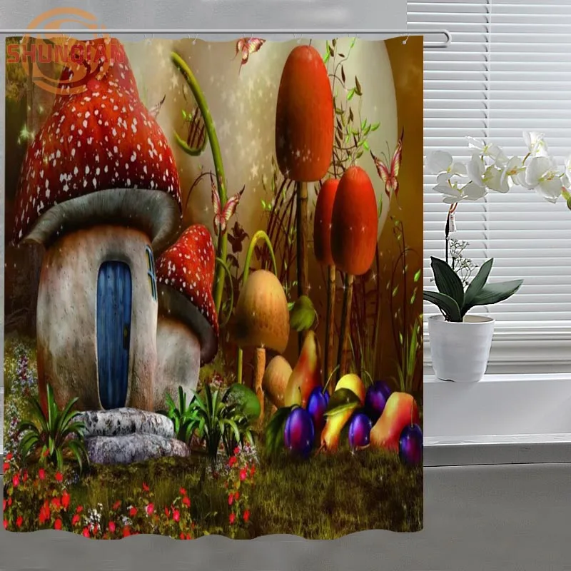 Сказочная Фантазийная душевая занавеска сказочная мечта Современная