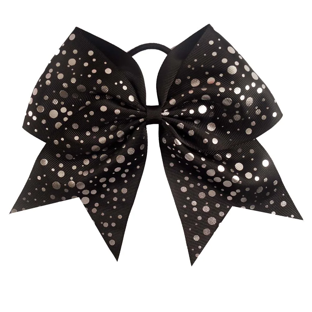 30 шт./лот 7 5 дюйма высококачественный бант ручной работы в крупные серебряные