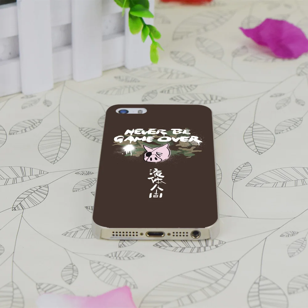 C0679 Never Be Game Over Transparent Hard Thin Case Skin Cover For Apple IPhone 4 4S 4G 5 5G 5S SE 5C 6 6S Plus |