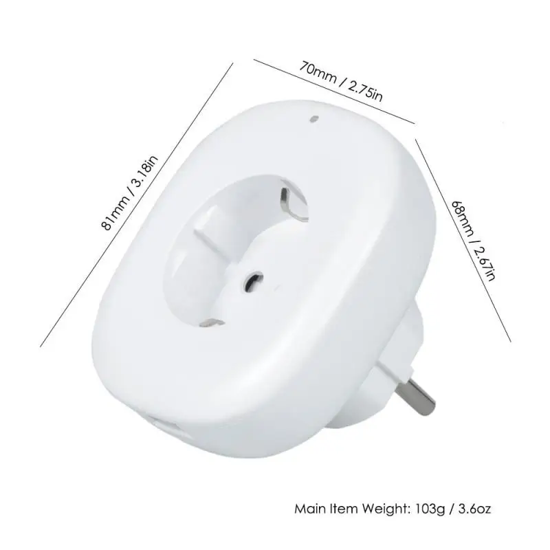 Funry SPP WiFi Smart ЕС Plug Разъем Мощность Розетка с USB умный дом автоматизация приложение