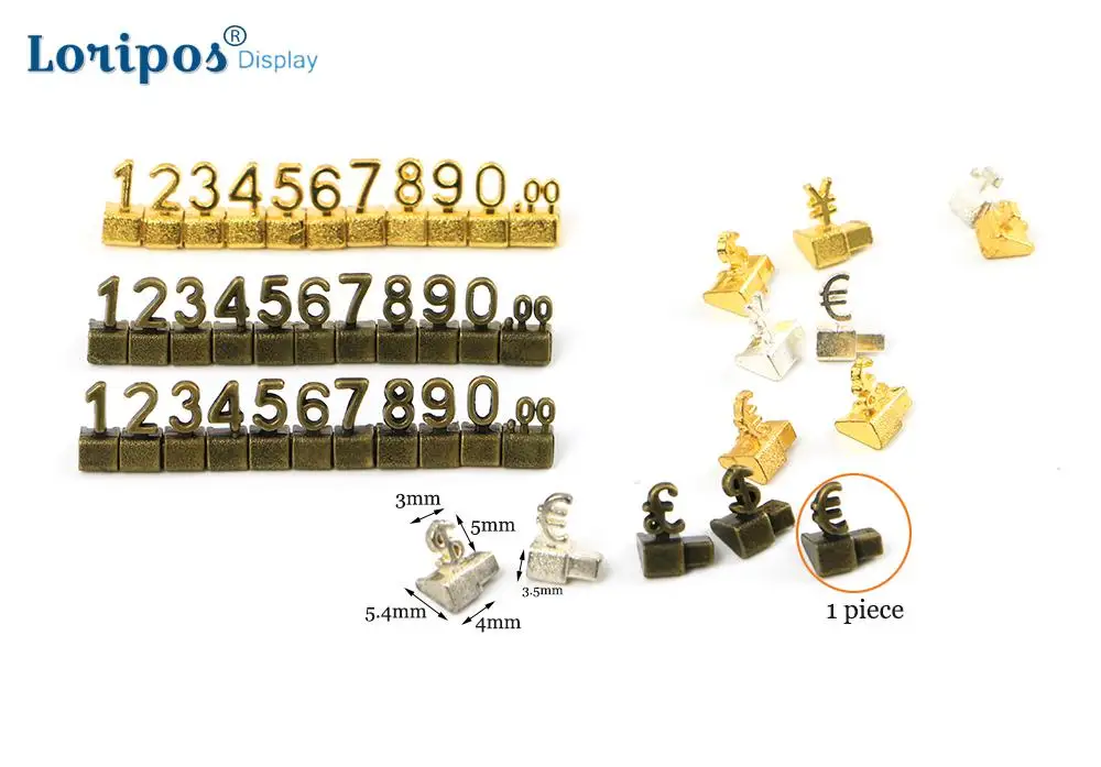 10 шт. тот же Регулируемый Номер цена дисплей счетчик стенд ярлык для ювелирных