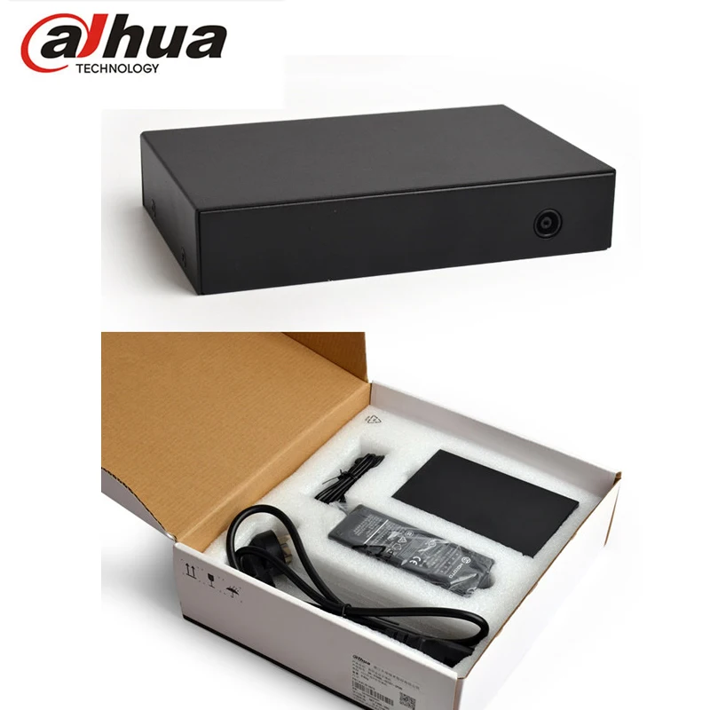 Сетевой видеорегистратор Dahua 4 хпортовый коммутатор/Свитч PoE DH S1500C 4ET2ET DPWR 4CH Ethernet