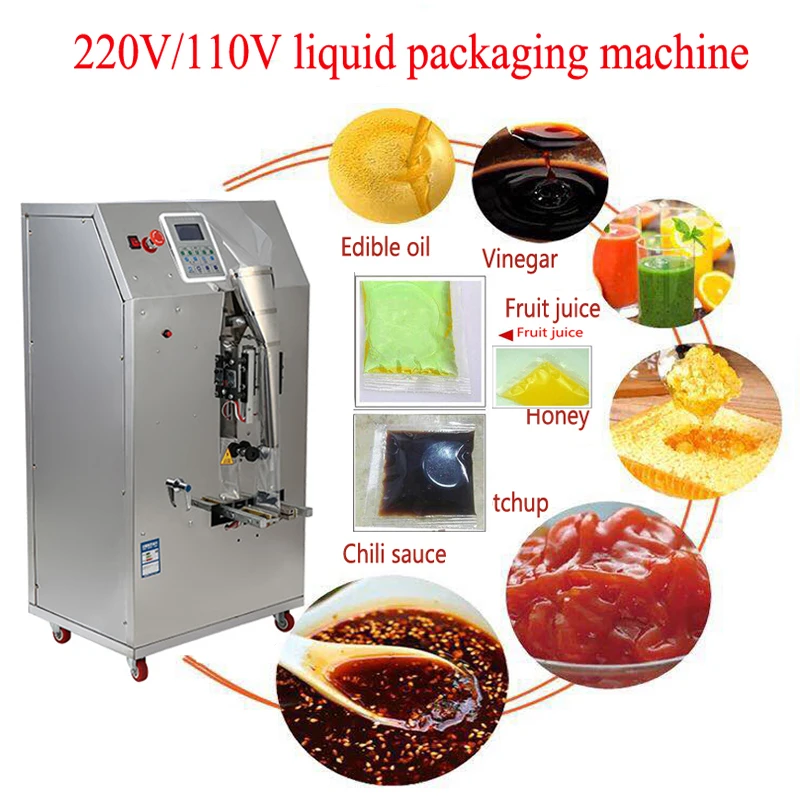 Automatic liquid packaging machine SU-580 Liquid Filling for soy sauce vinegar oil chili beverage etc. 220V/110v | Бытовая техника