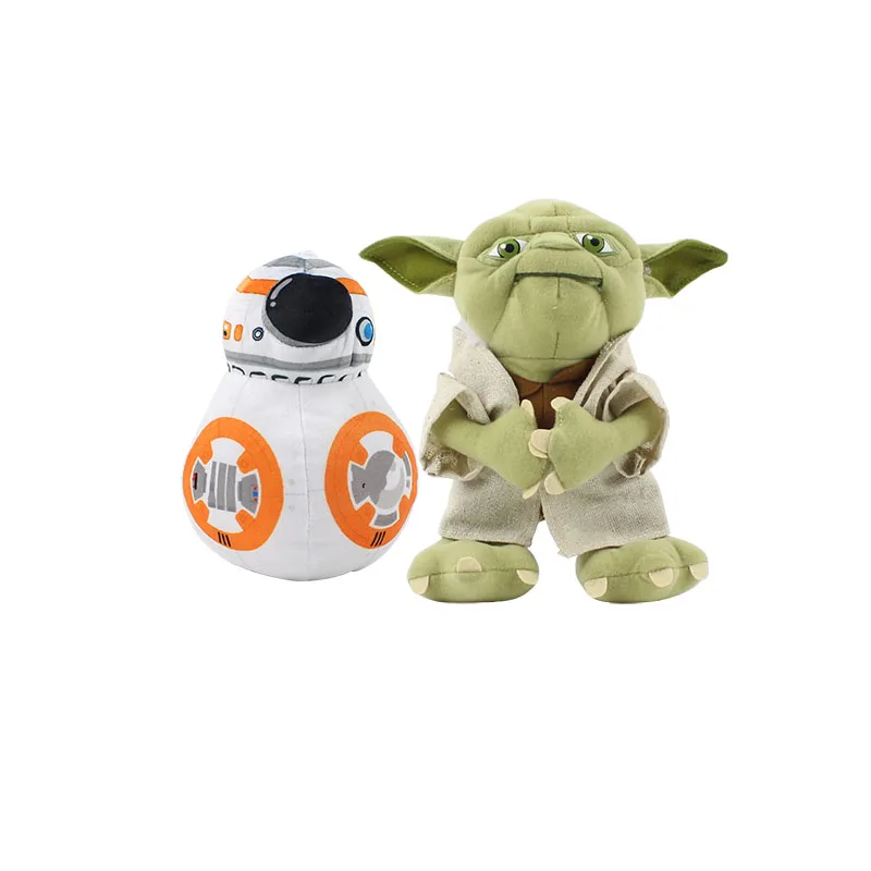 16-18 см BB8 BB-8 плюшевый йода мягкие игрушки куклы BB8 pedant мягкие хлопковые плюшевые игрушки куклы для детей