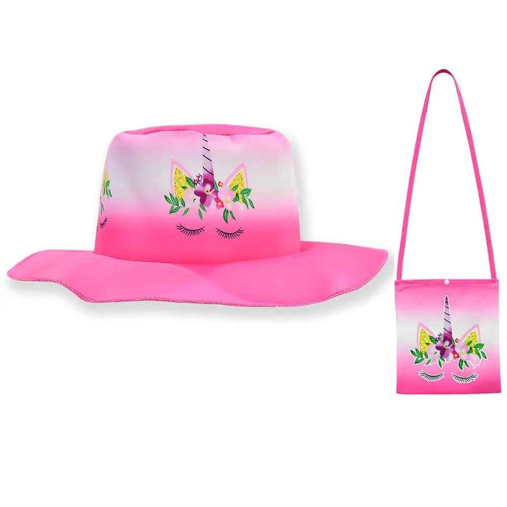 Летние комплекты одежды для девочек детский мультяшный Единорог 2021 карнавальный