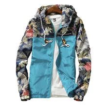 Women's Hooded Jackets 2022 Spring Causal Flowers Windbreaker Women Basic Jackets Coats Zipper Lightweight Jackets Bomber Famale