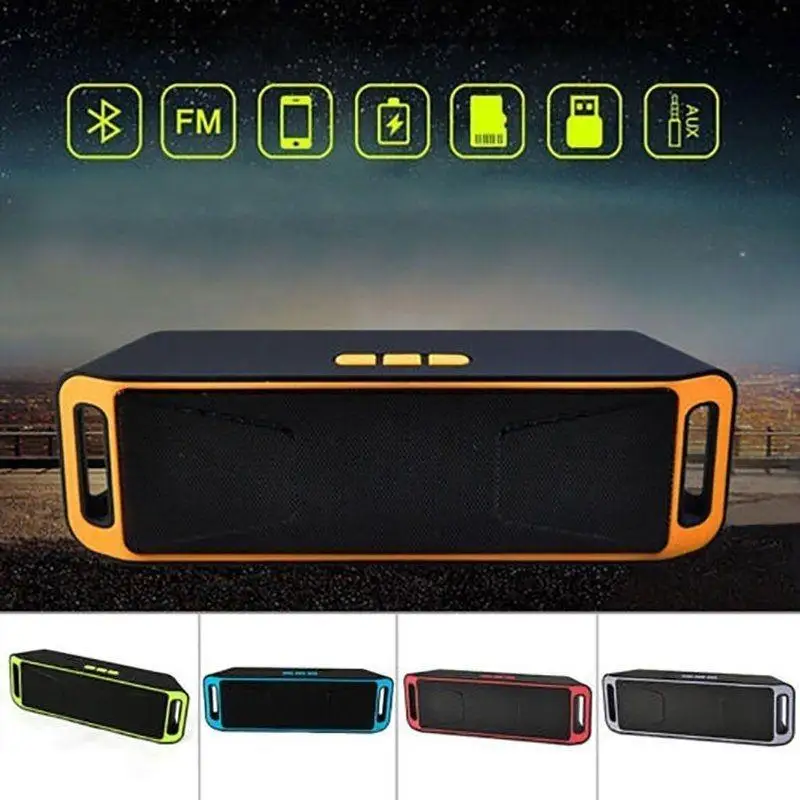 Ostart SC308 Мини Bluetooth динамик портативный беспроводной звуковая система 3D стерео