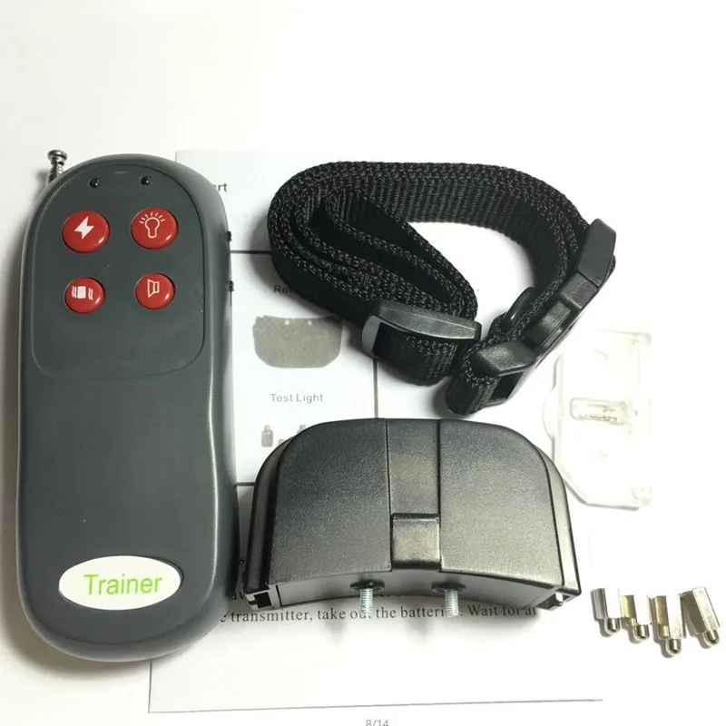 Многофункциональный Электрический тренировочный ошейник для собак 4 в 1 домашних