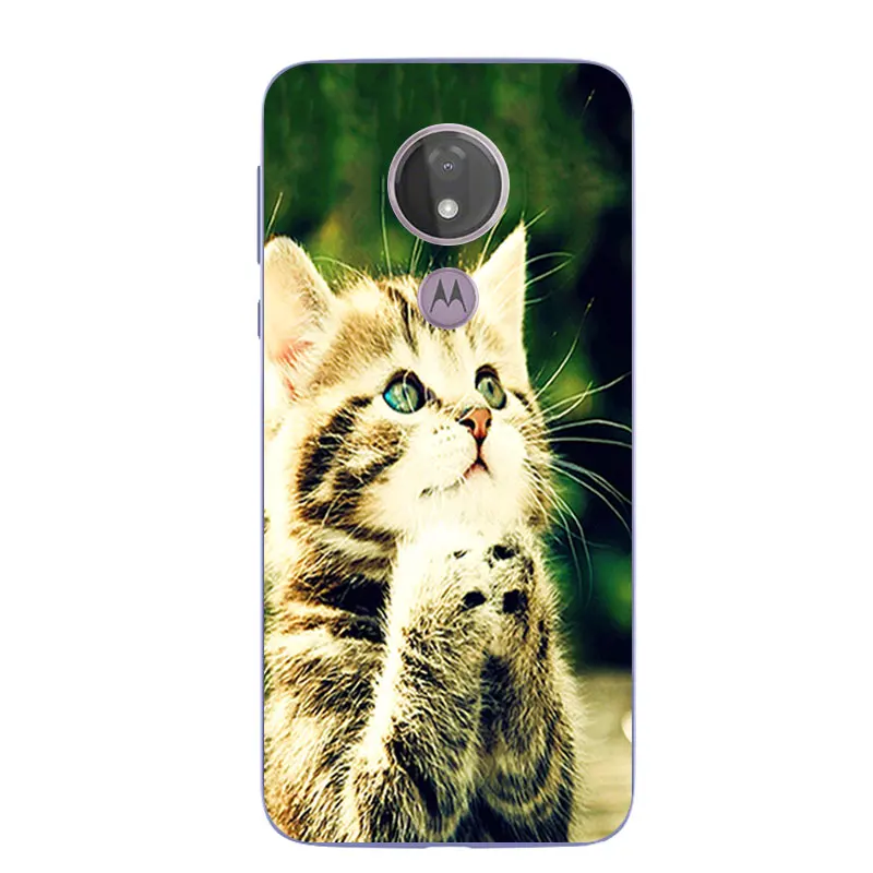 6,2 дюймов для Moto G7 power Skin силиконовый мягкий милый дизайн задняя крышка для Moto G7 Супра XT1955 телефонные чехлы Coque силиконовый чехол