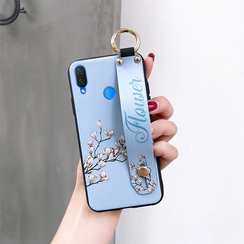 AXBETY для Honor 8x 9X 20i модный шнурок для цветов Floop Stand чехол для huawei Honor 10 Lite/P Smart Snova 3i мягкий чехол