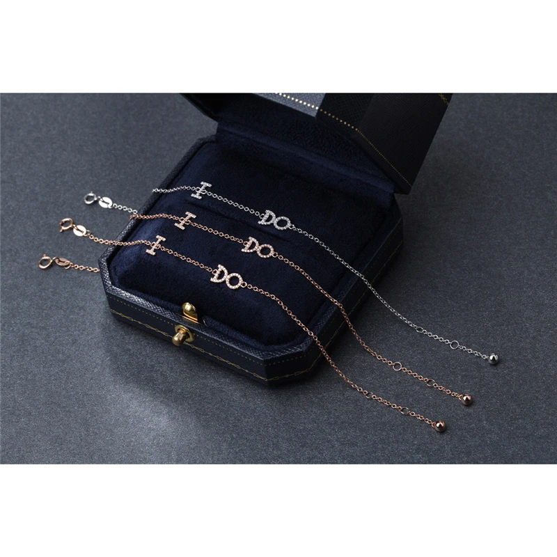 Aazuo 18 K белое золото (Au750) настоящие бриллианты микро проложенные прекрасные буквы
