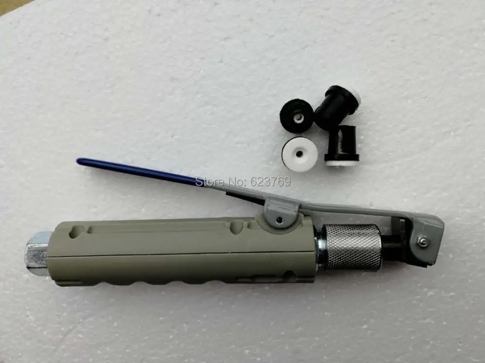 

RZZ Sandblaster Nozzle Gun Abrasive Blasting Dead-Man Style with Extra 5 Ceramic Nozzles
