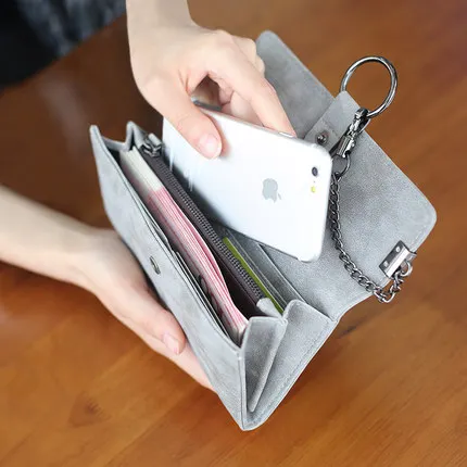 Long Clutch Phone Famous Designer Women Wallet Leather Purse Coin Holders Retro and Purses TFB86 | Багаж и сумки