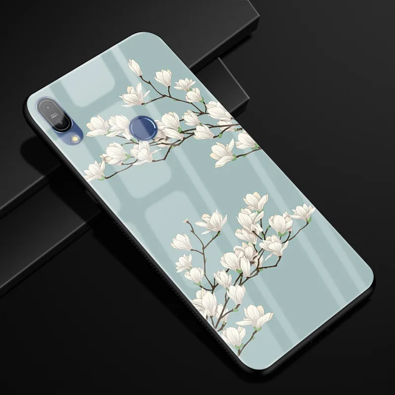 27 Для ASUS Zenfone Max Pro M1 ZB601KL ZB602KL чехол X00TD стеклянный силиконовый бампер Чехол Жесткий PC стекло задняя крышка ZB601KL чехол для телефона s - Цвет: 27