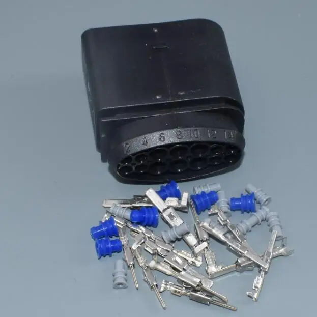 Shhworldsea 1 компл. Для VW 14pin 5 мм 3 ксеноновые фары 1J0973837 ламповый разъем 1J0 973 837|1j0