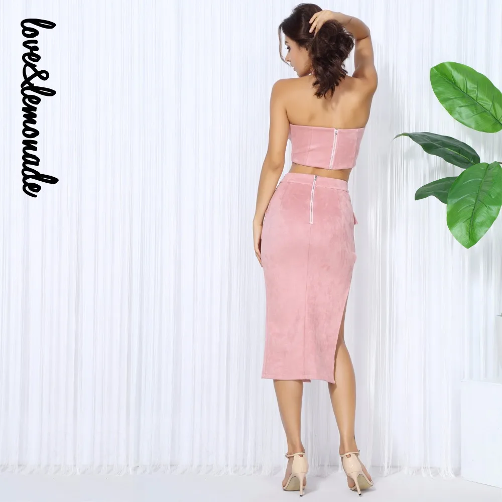 Love & Lemonade комплект из двух предметов с коричневым вырезом TB 10060|two set|piece setset two pieces |