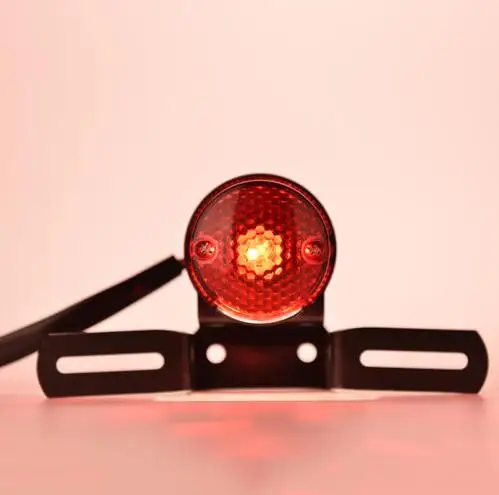 1 подсветка ПК Универсальный 12V с красными стеклами мотоцикла тормозной
