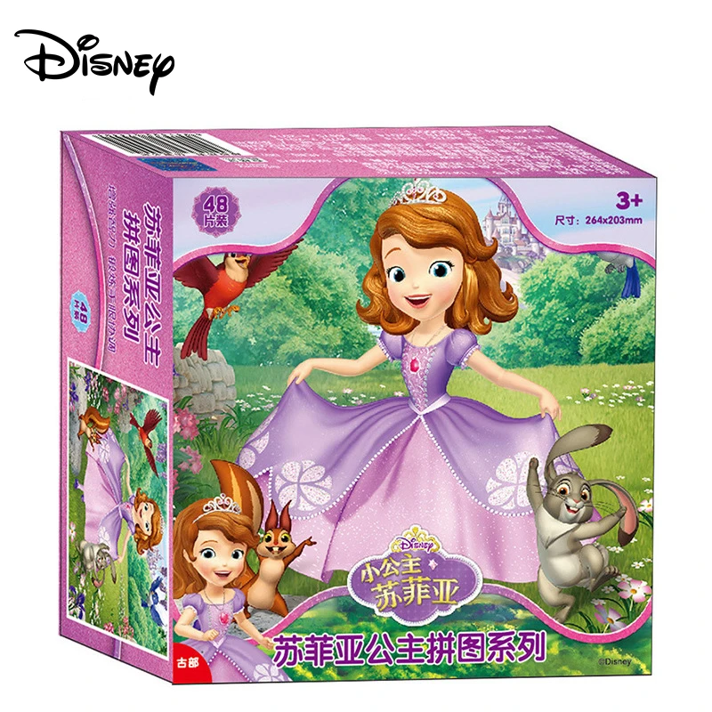 Пазл Disney для маленьких принцесс София пазл 48 шт. детская развивающая игрушка-пазл