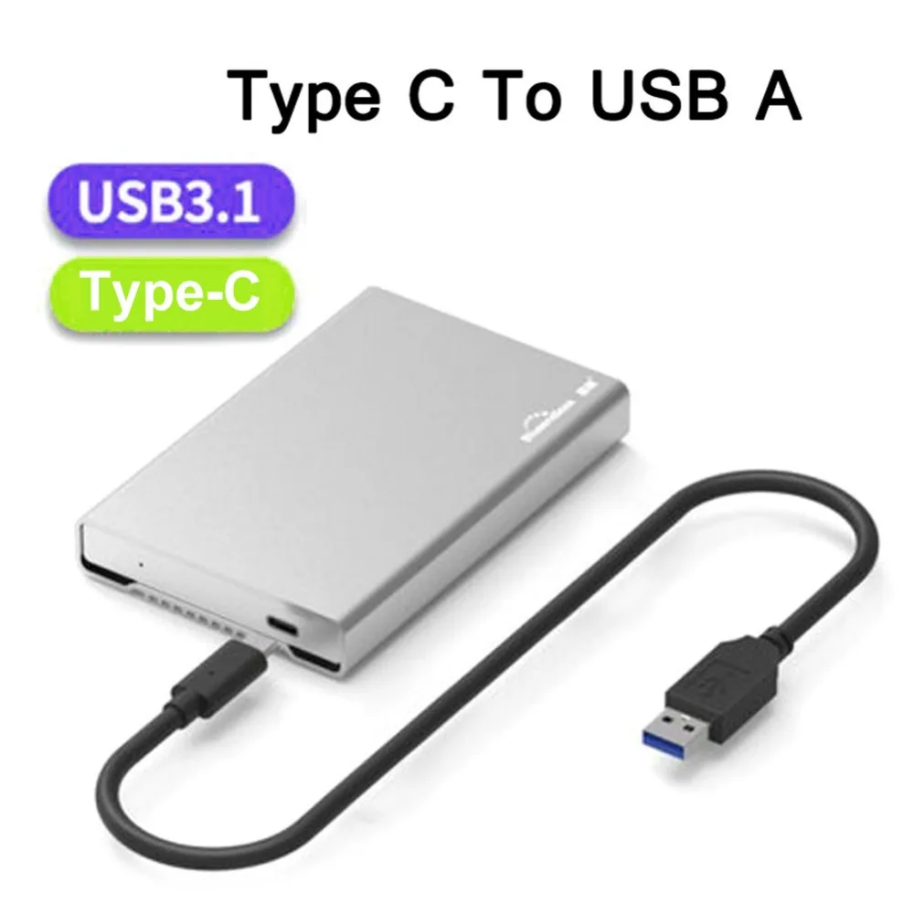 Жесткий диск 2 5 &quotвнешний жесткий USB 3 1 Тип C корпус для жесткого диска полностью