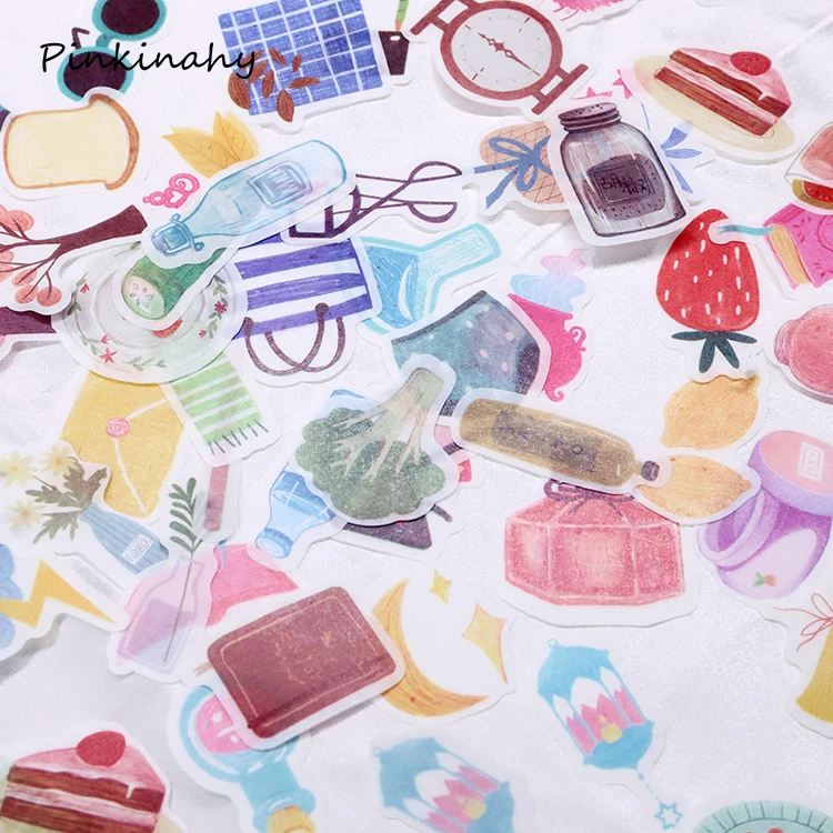 45 шт./кор. хорошая жизнь наклейки каваи канцелярские Клейкие для девочек Подарки