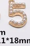 MRHUANG номер 5 пять шармов горный хрусталь жемчуг кулон Braclets ожерелье Ювелирные изделия Поиск DIY ремесло так классно - Окраска металла: as shown 10pcs